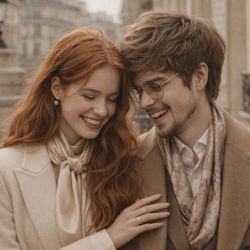 Old Money Romance AI portrait style