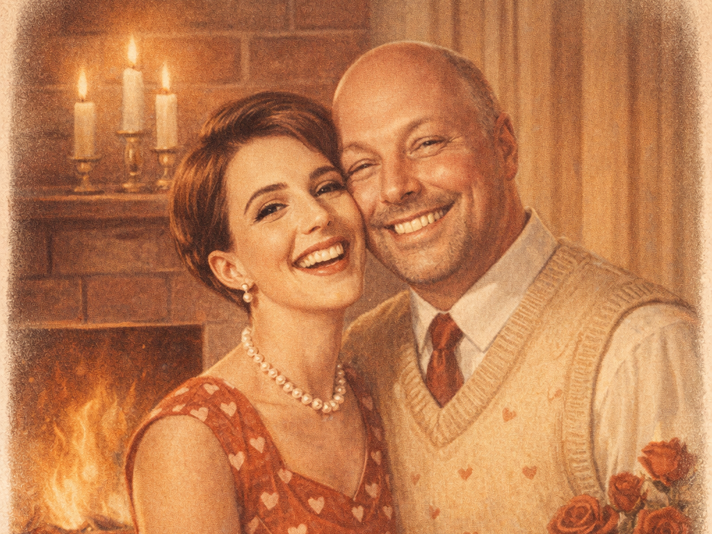 Cozy Vintage Valentine AI preview