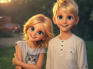 Pixar 3D Character cartoon result