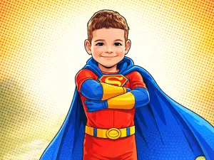 Comic Book Hero cartoon result