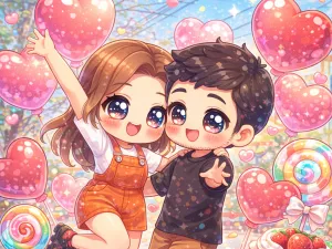 Kawaii Chibi Sweethearts cartoon result
