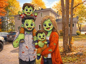 Cute Cartoon Zombie cartoon result